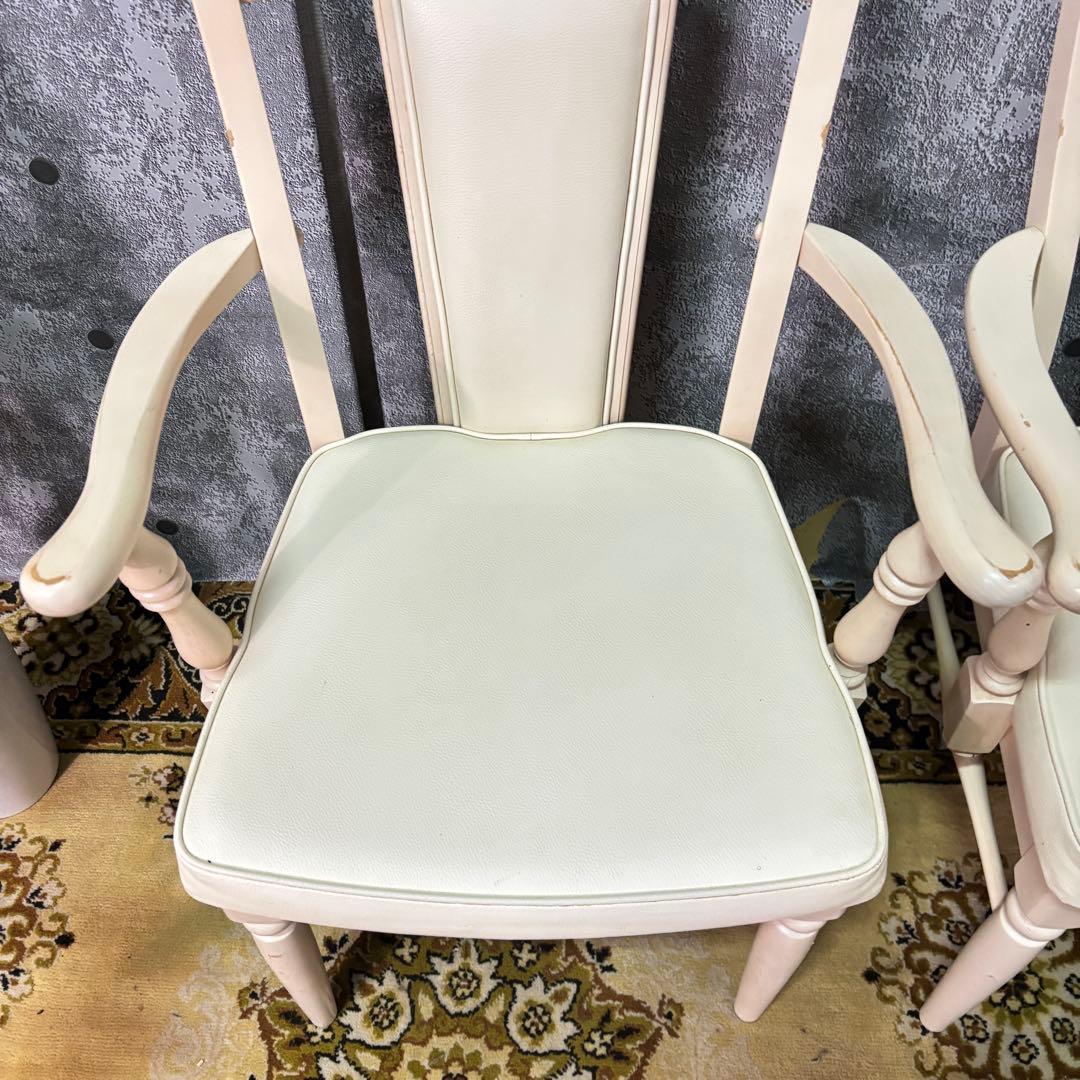 えつこ꧁カリモク家具 karimoku꧂アーム付ダイニングチェア2脚