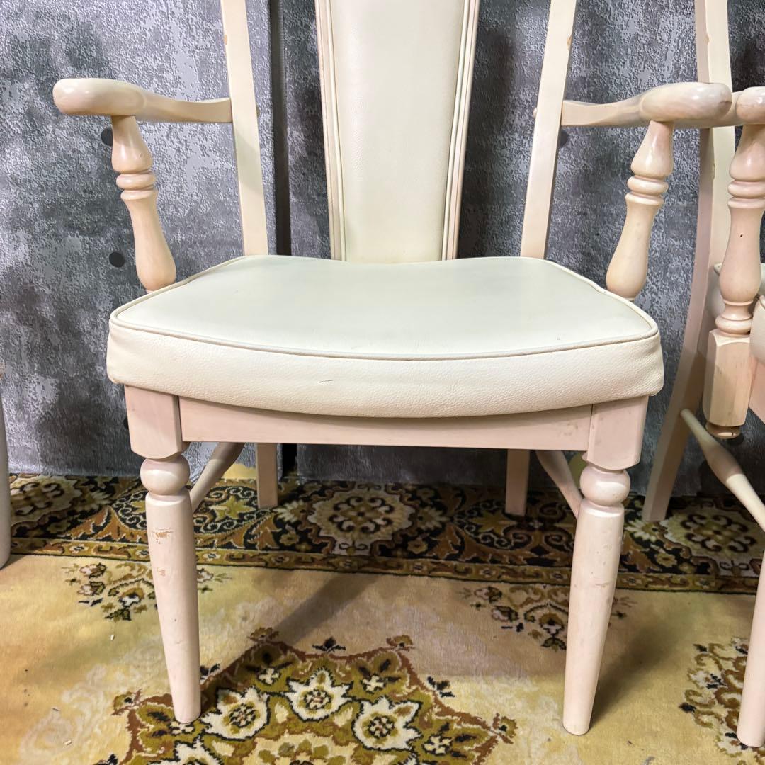 えつこ꧁カリモク家具 karimoku꧂アーム付ダイニングチェア2脚