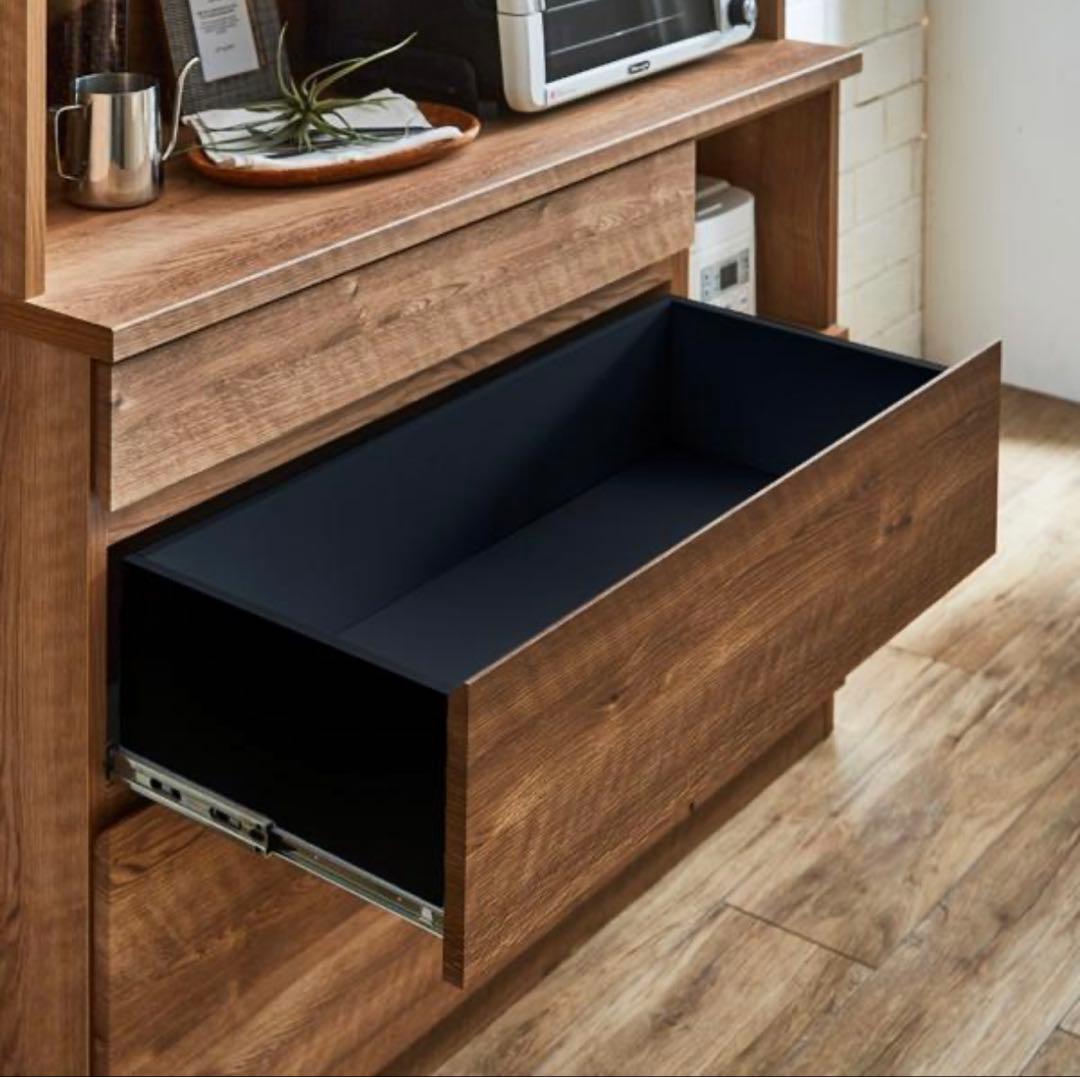 ★エリイ様購入予約すみ★国産　オーク　キッチン収納　食器棚　大川家具　120