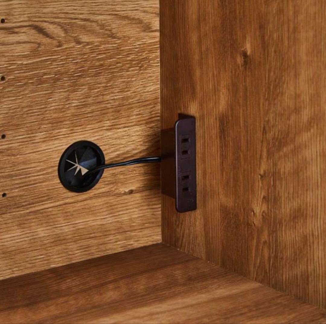 ★エリイ様購入予約すみ★国産　オーク　キッチン収納　食器棚　大川家具　120