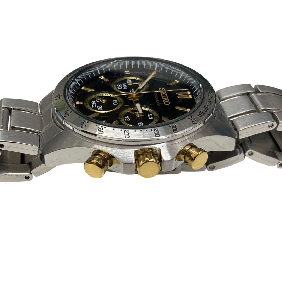 T*s様 O22006 SEIKO クロノグラフ 8T63-00D0 ブラックゴ