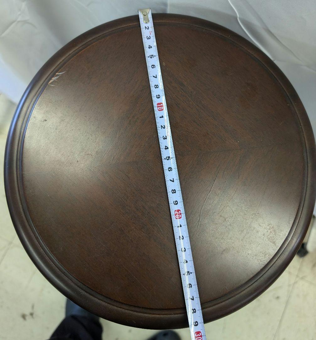 花台 ツイストレッグ 猫脚 飾り台 サイドテーブル 英国式 マホガニー レトロ