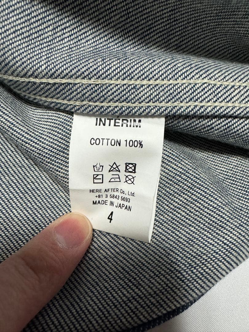 INTERIM インテリム　デニムカバーオール