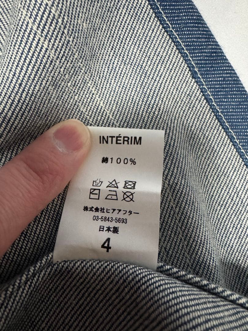 INTERIM インテリム　デニムカバーオール