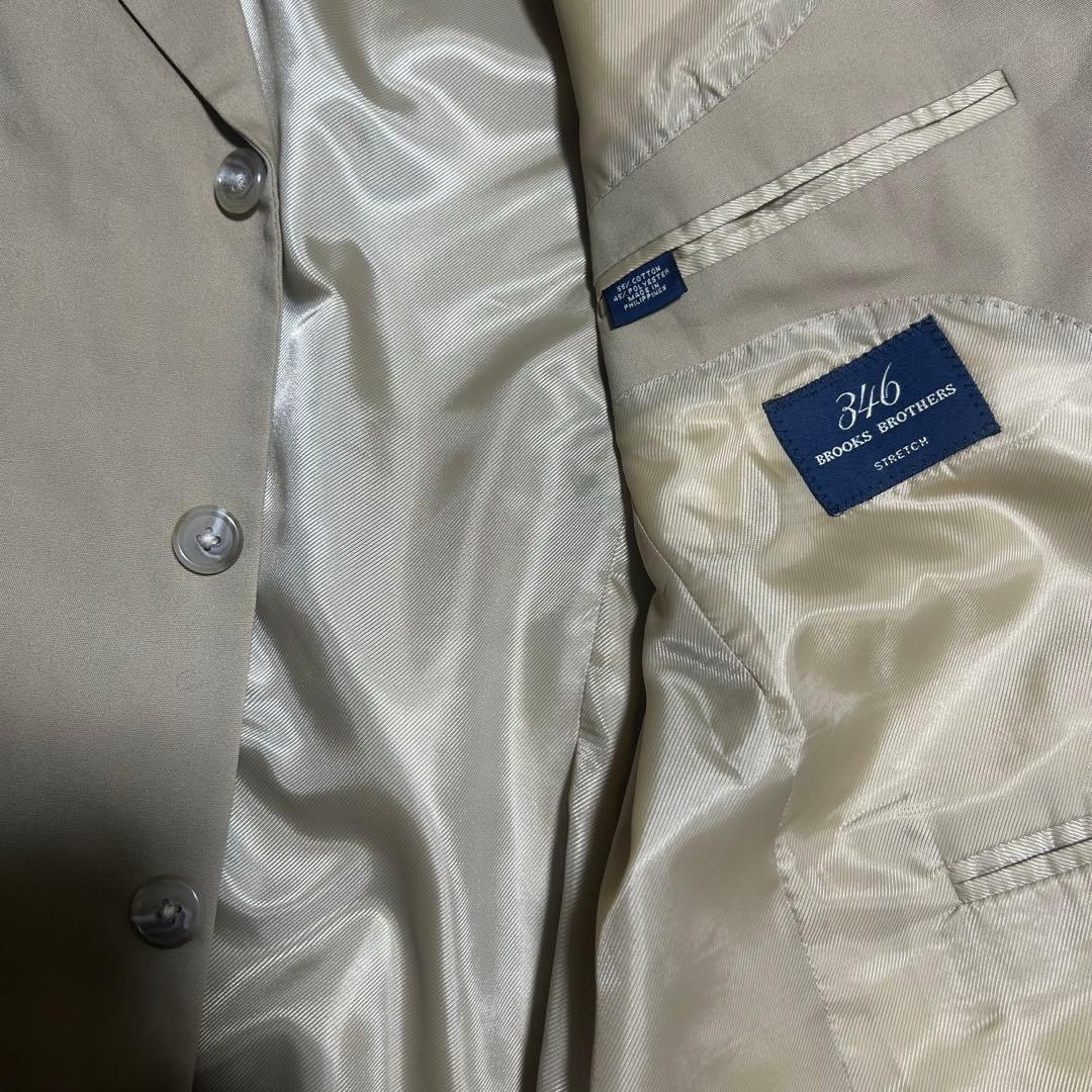 Brooks brothers スーツ　セットアップ　スリーボタン　ベージュ