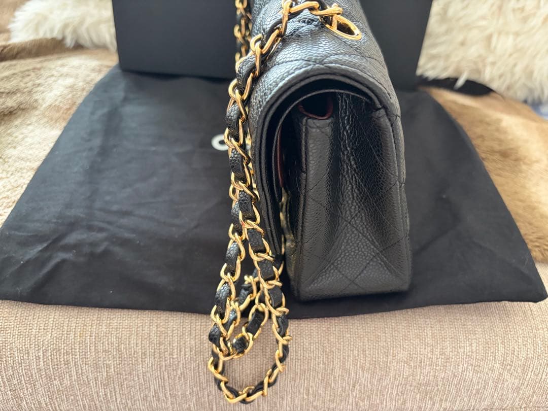 当日発送‼️ブラック キルティング ショルダーバッグ マトラッセ