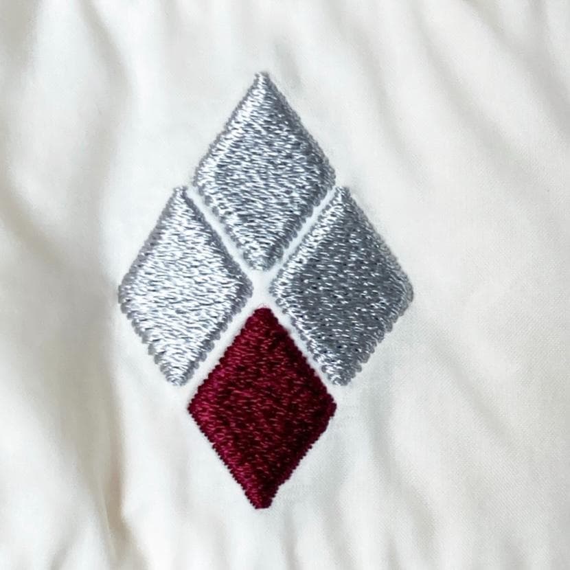 モンベル　ライトダウンジャケット　薄手　ロゴ刺繍　白　L100　12