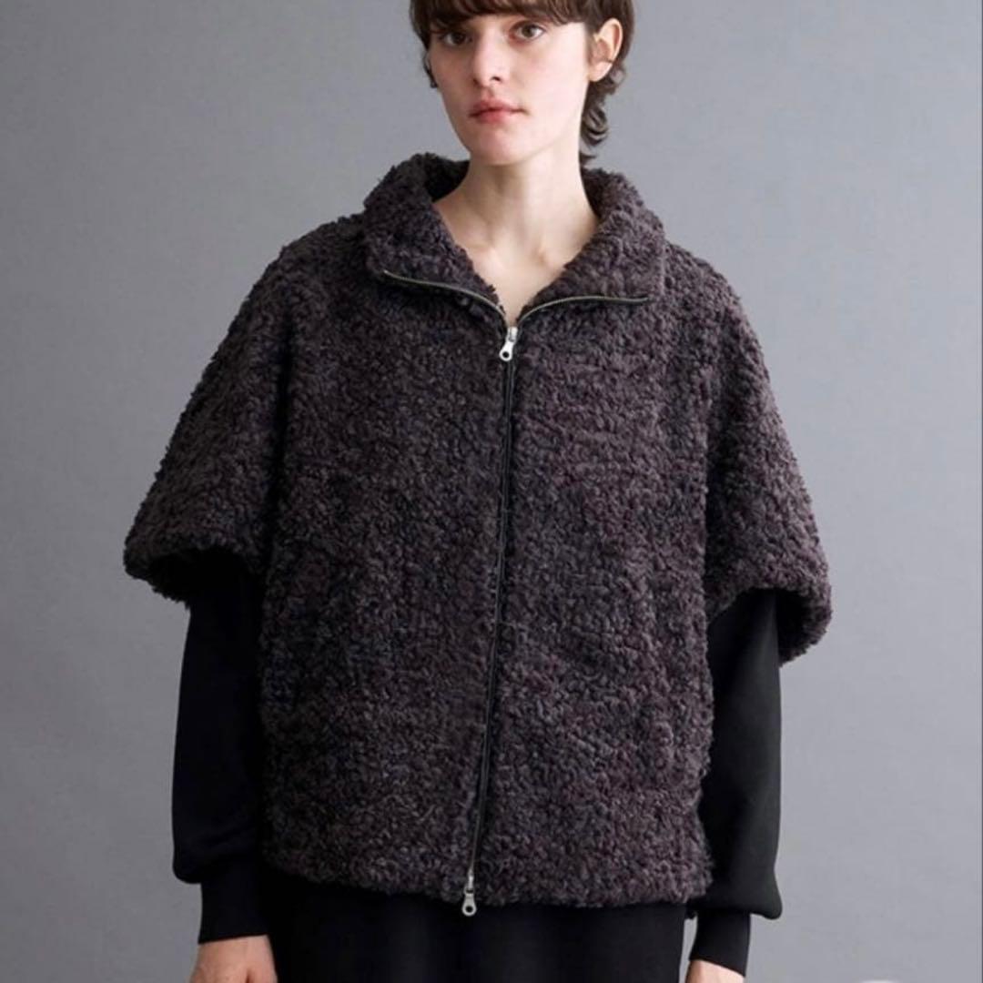 スリードッツ　プードルボア　ポンチョ