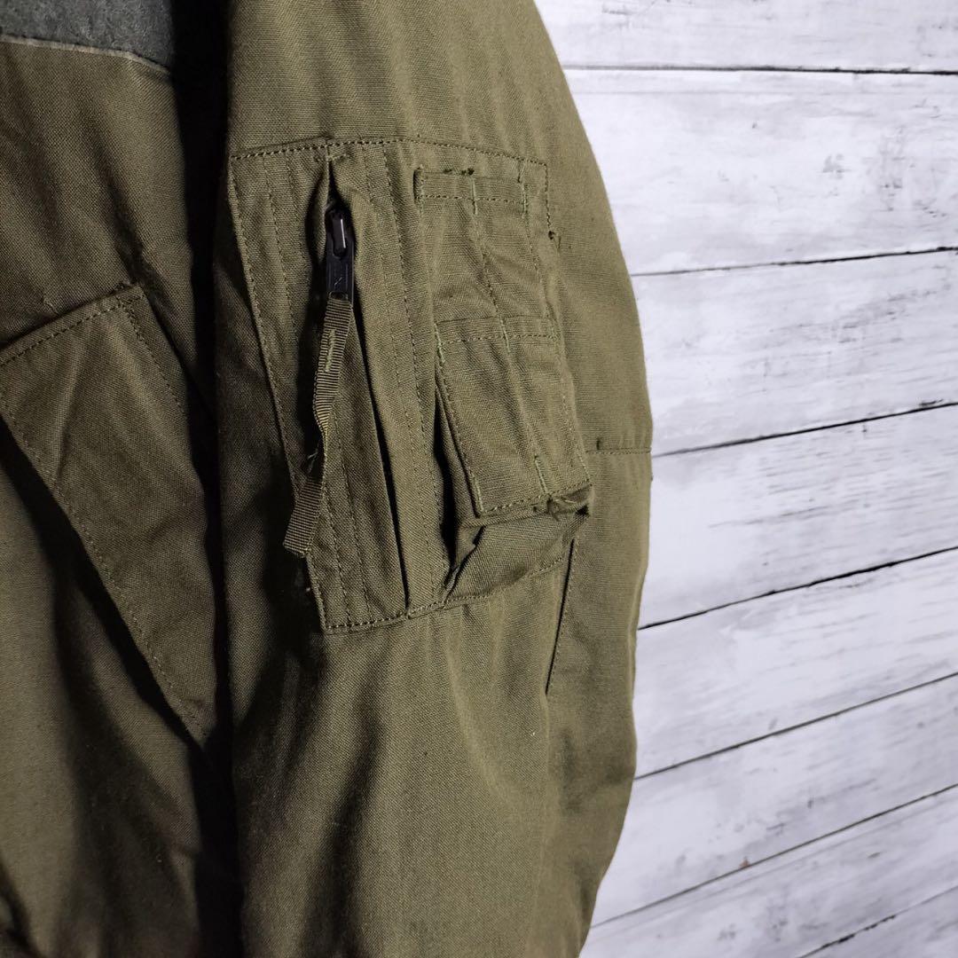 80s 米軍 ミリタリーCVCジャケットタンカースジャケット S93 CWU45