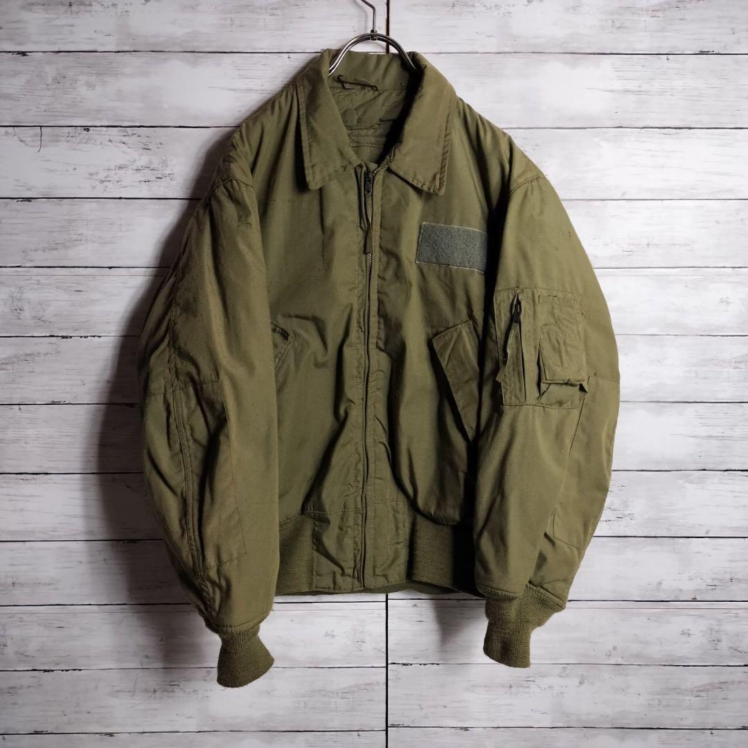 80s 米軍 ミリタリーCVCジャケットタンカースジャケット S93 CWU45