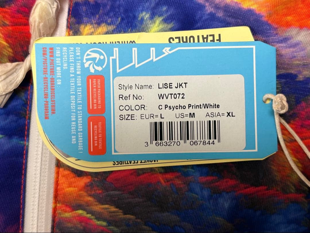 新品未使用 PICTURE スノーボード ウェア ジャケット XL