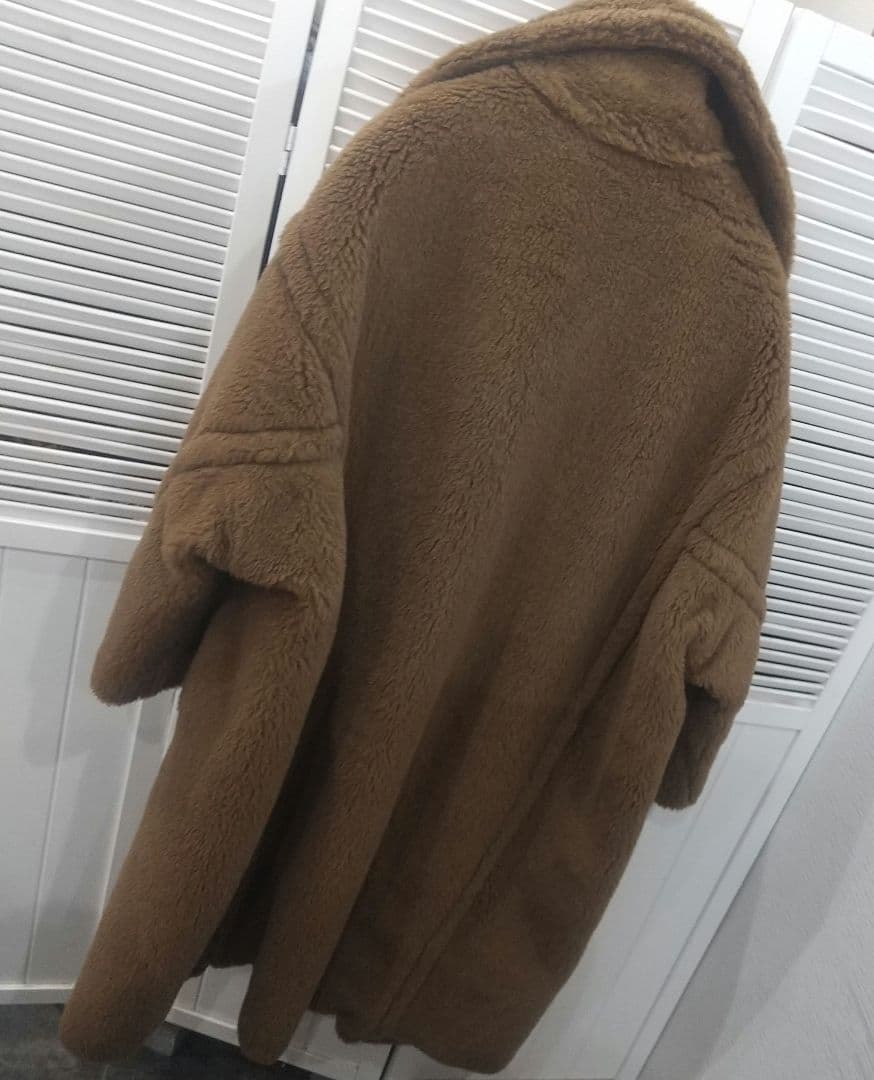 美品 マックスマーラ ウイークエンド テディベアコート ライトブラウン キャメル