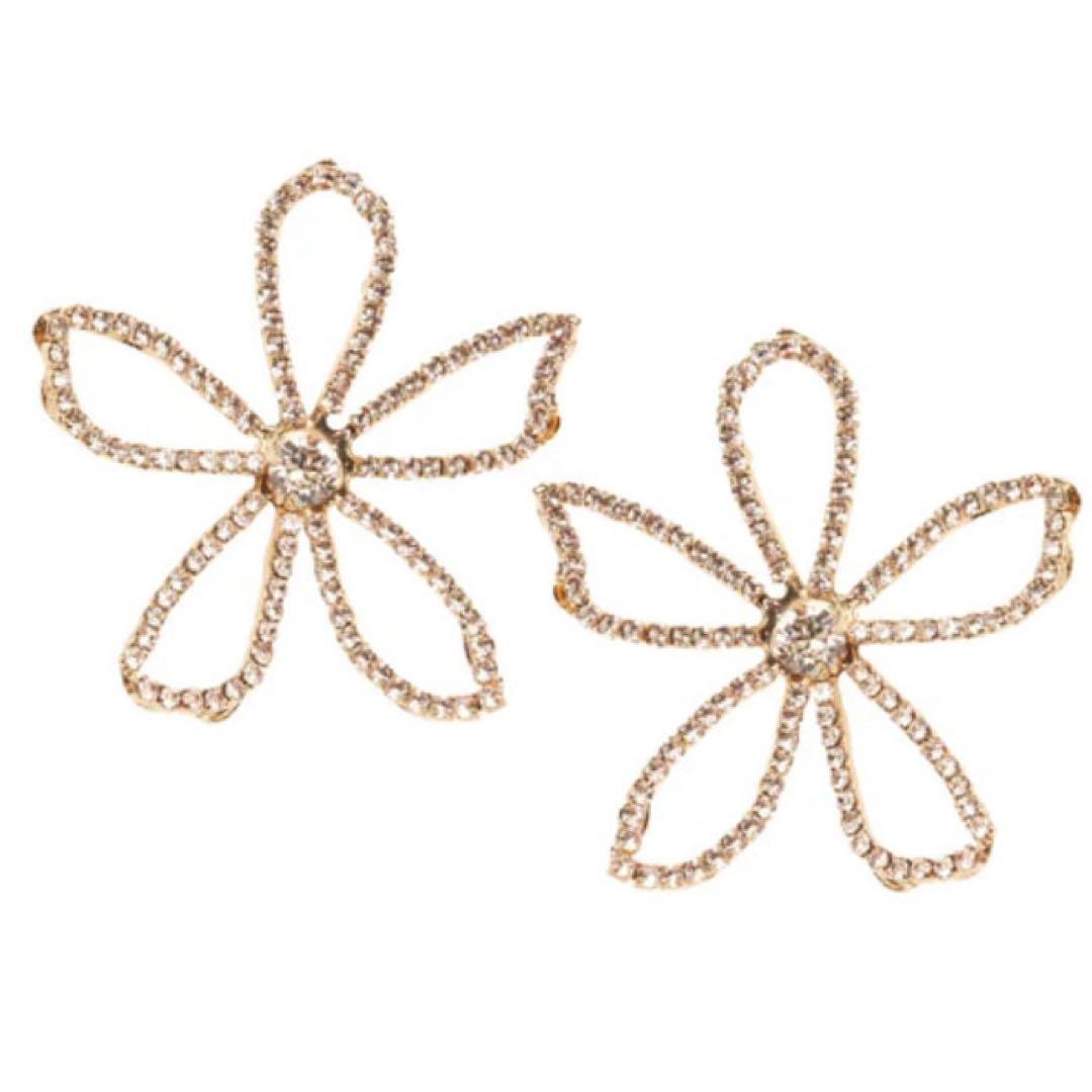 【Elizabeth Bower】エリザベスバウアー イヤリング　ゴールド