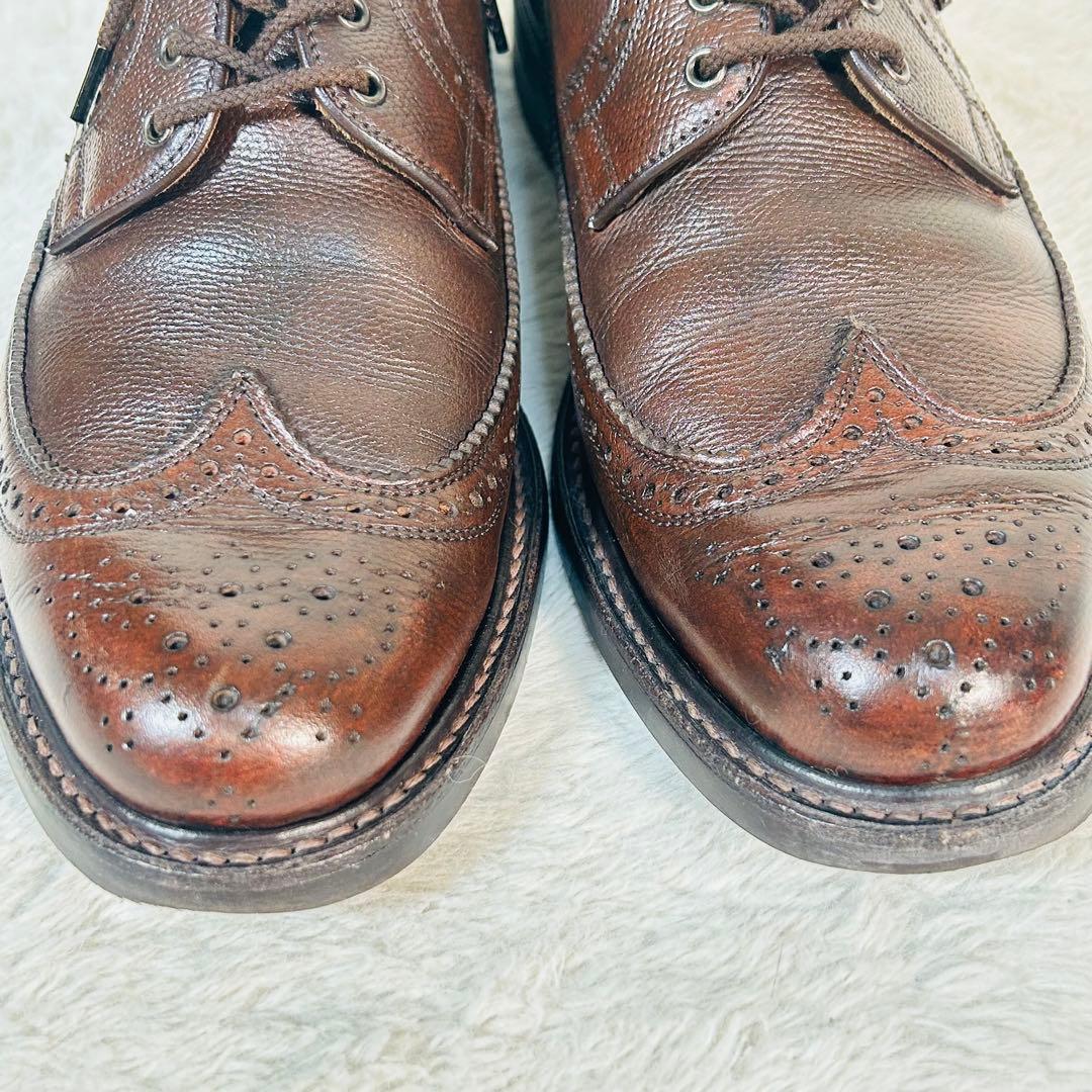 【極美品】REGAL インペリアルグレード 2235 ウィングチップ シボ革 茶