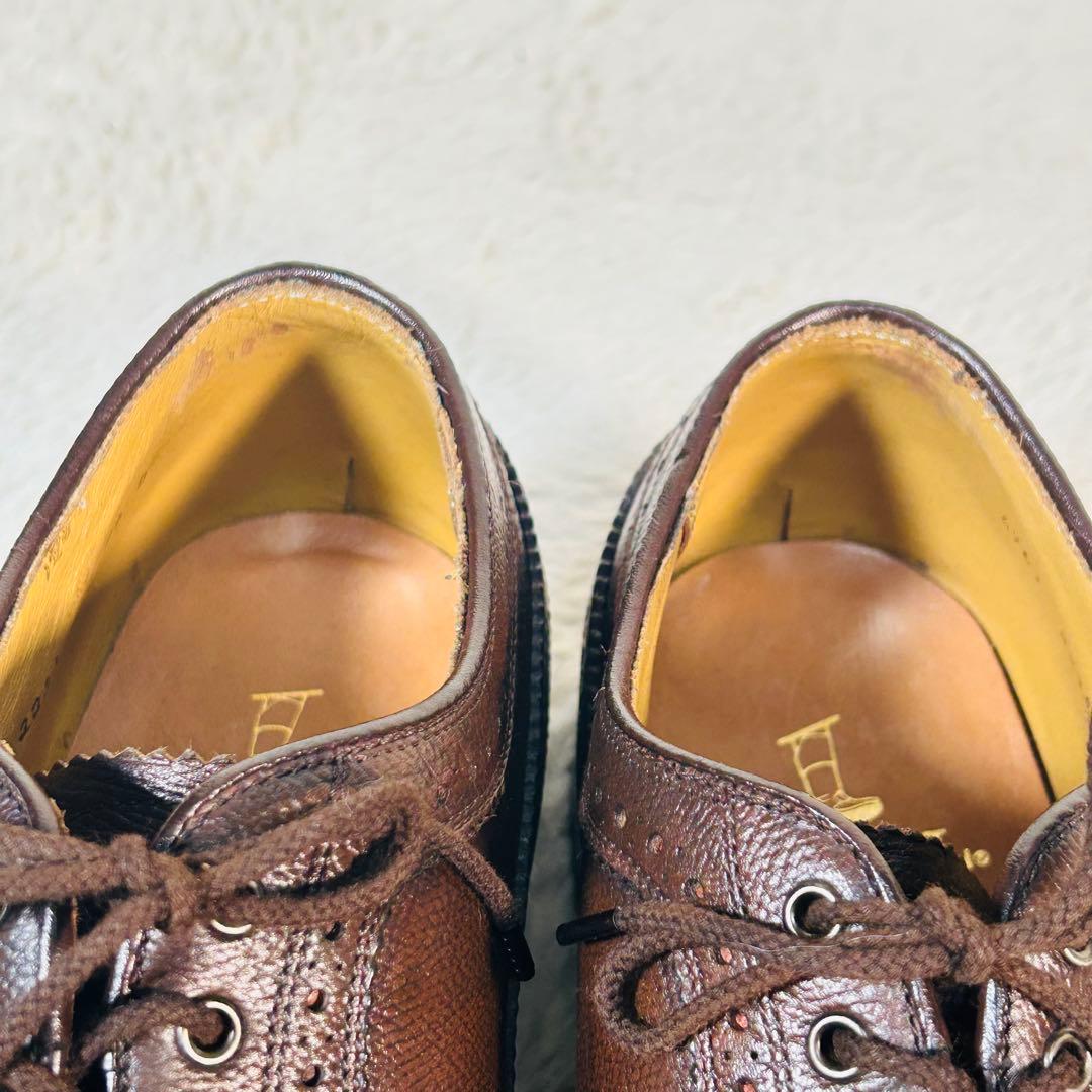 【極美品】REGAL インペリアルグレード 2235 ウィングチップ シボ革 茶