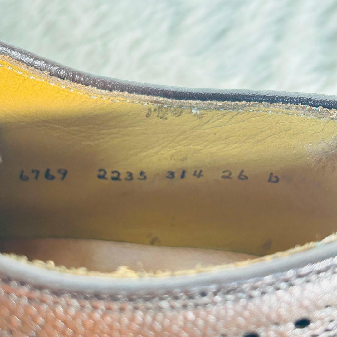 【極美品】REGAL インペリアルグレード 2235 ウィングチップ シボ革 茶