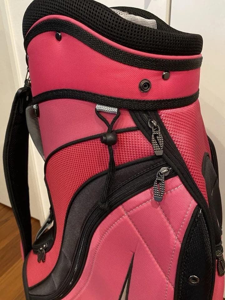 ナイキ レディース ピンク 軽量 ゴルフバッグ カート キャディバッグ レア