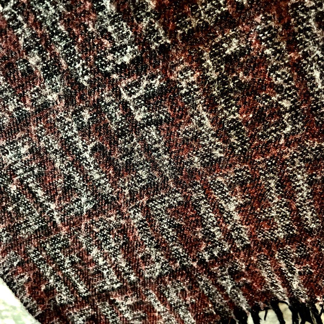 FENDI フェンディ ズッカ柄 ウールマフラー イタリア製 ビンテージ