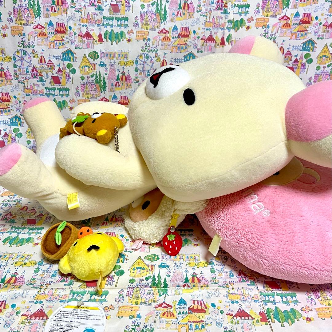 リラックマ まとめ売り コリラックマ ジャンボぬいぐるみEX ハートクッション他