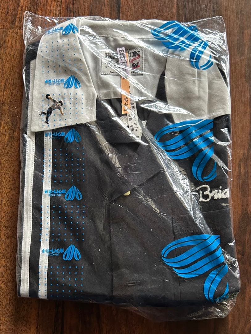 (新品/希少品) HOUSTON半袖ボーリングシャツ刺繍！