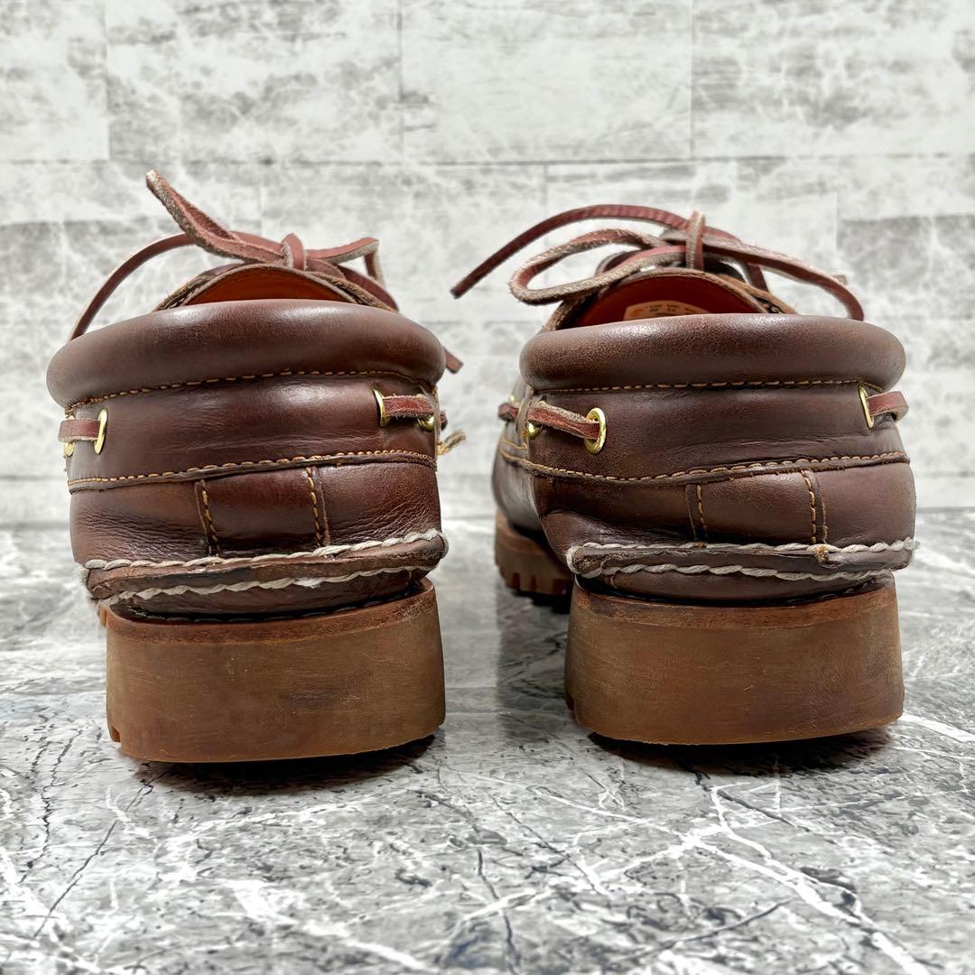 ティンバーランド スリーアイ クラシック ラグ 27 ブラウン デッキシューズ