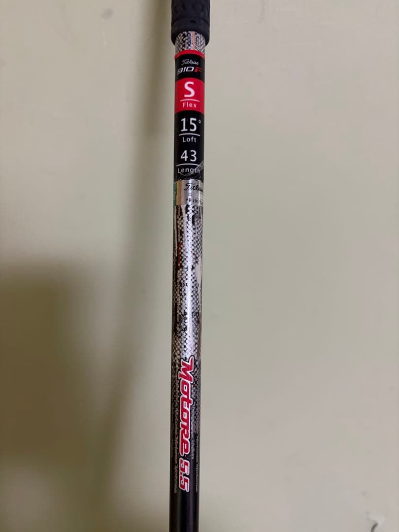 美品　タイトリスト　910F 3W 15度　Sシャフト