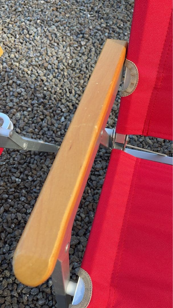 Coleman コンパクトフォールディングチェア 赤 2脚セット