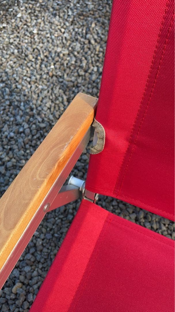 Coleman コンパクトフォールディングチェア 赤 2脚セット