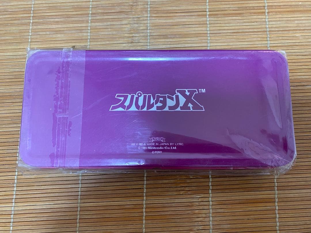 ファミコン　カンペン　缶ペン　スパルタンX　筆箱　未使用未開封