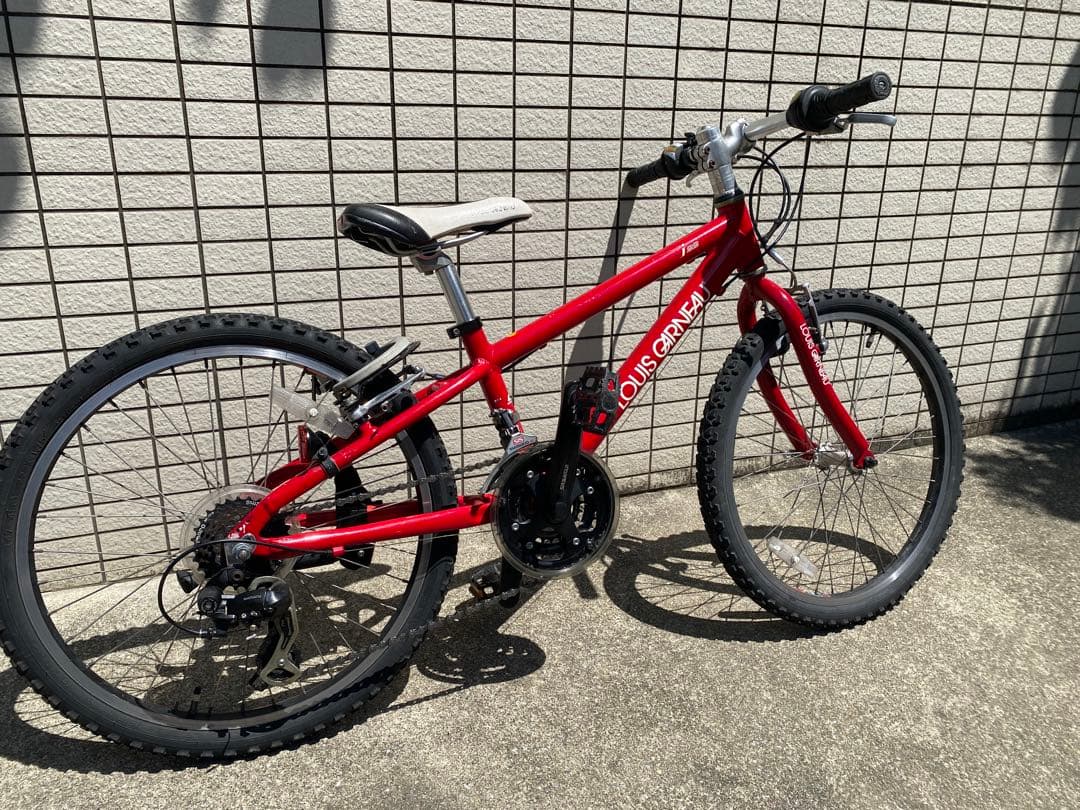 【引き取り限定】LOUIS GARNEAU ジュニア22インチ　自転車 レッド