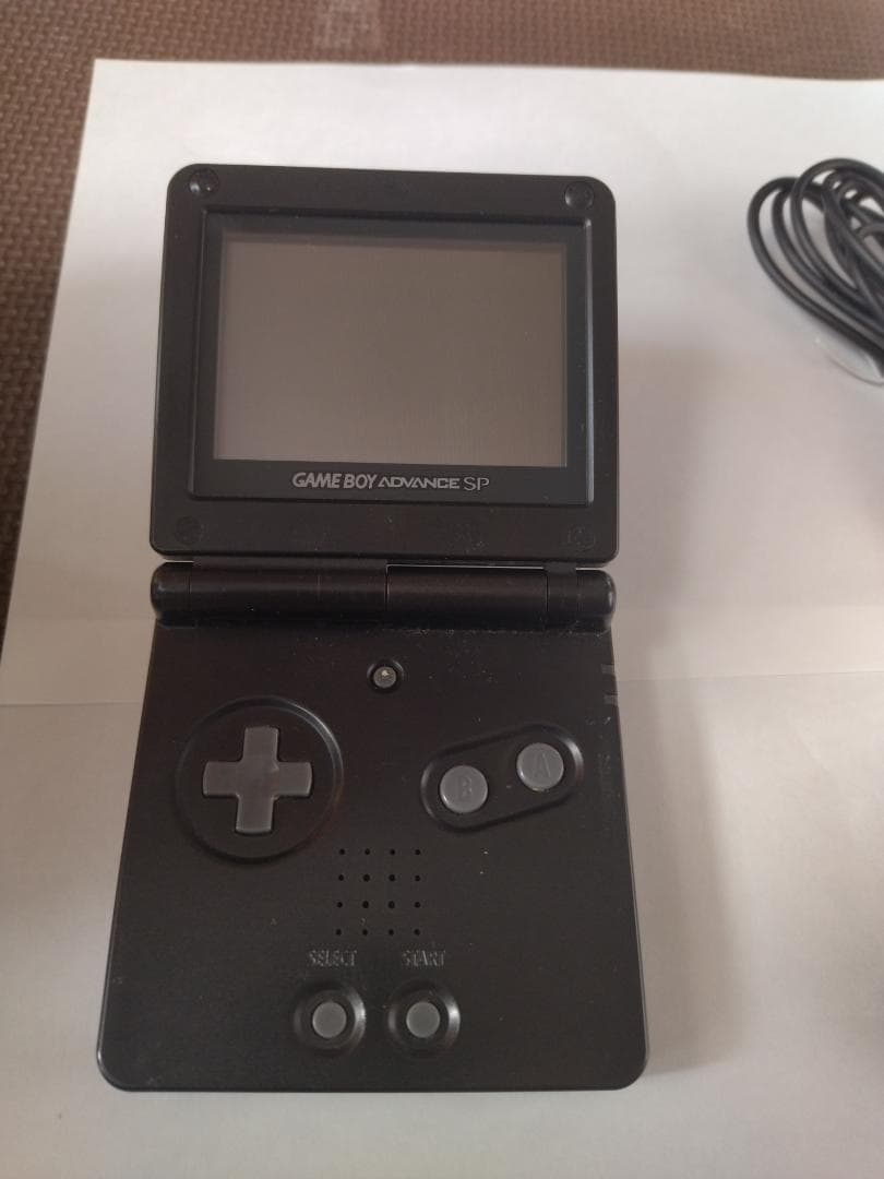 【動作確認済】ゲームボーイアドバンスSP オニキスブラック 本体 GBA
