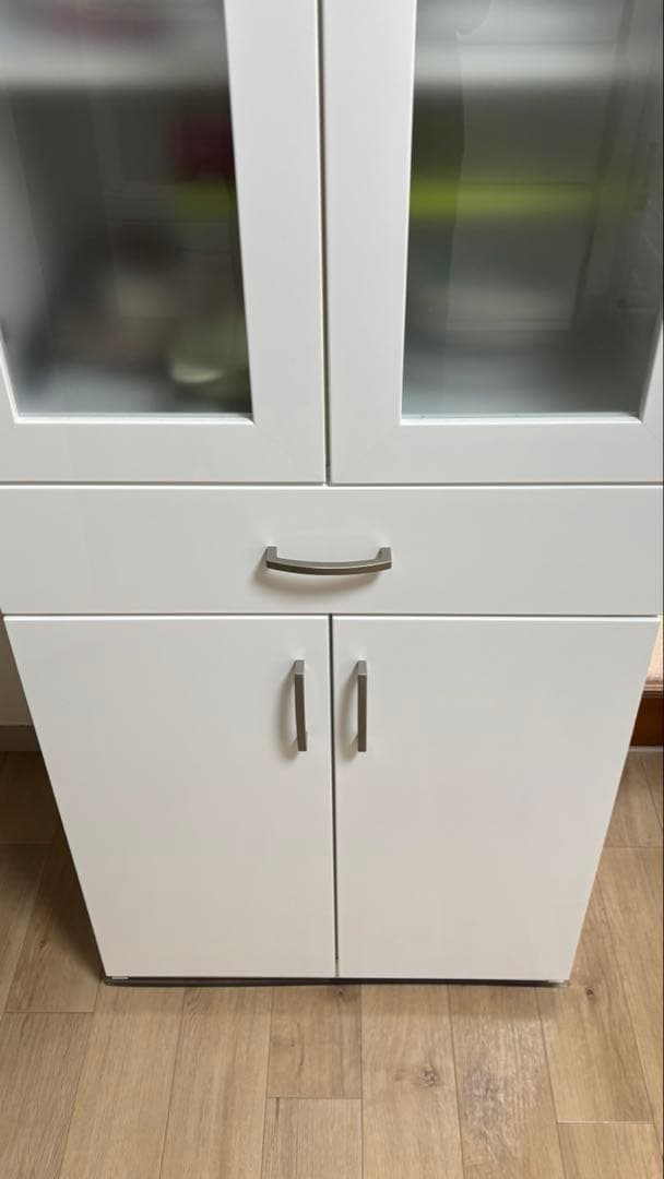 【送料込】ニトリ　食器棚　コパン T 60DB WH キッチン収納