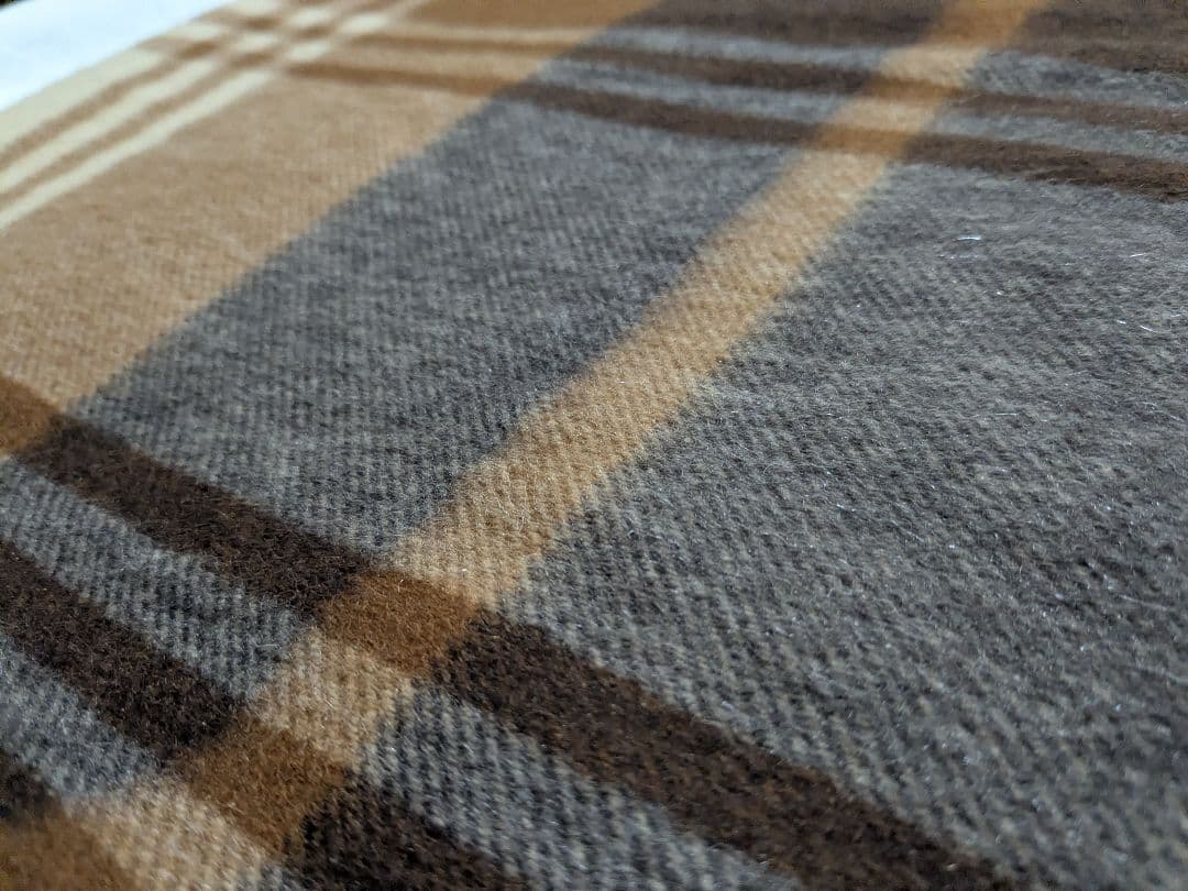 【美品】Joshua Ellis　大判ストール 　カシミヤ100%　チェック