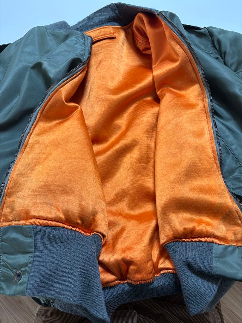 実物米軍USAFA L2-B 貴重なXLサイズ　美品 L2B　（MA-1）