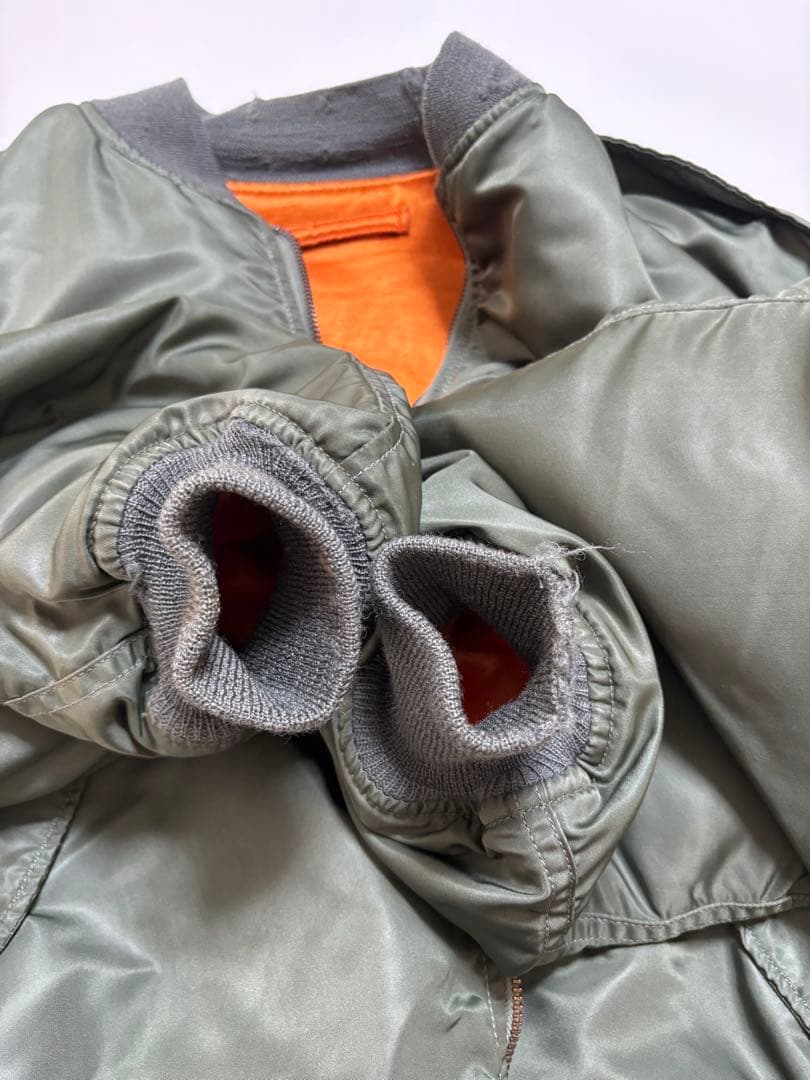 実物米軍USAFA L2-B 貴重なXLサイズ　美品 L2B　（MA-1）