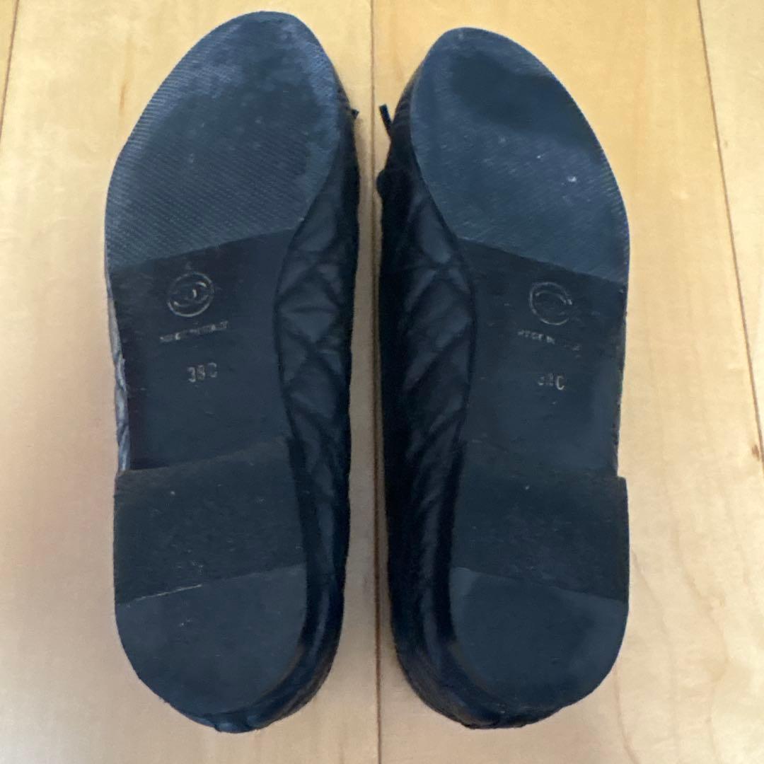 CHANEL マトラッセ　バレリーナ　シューズ　38C