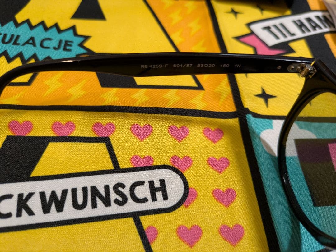 小物 Ray-Ban RB4259 0RB4259F 601/87 LIGHTGREY