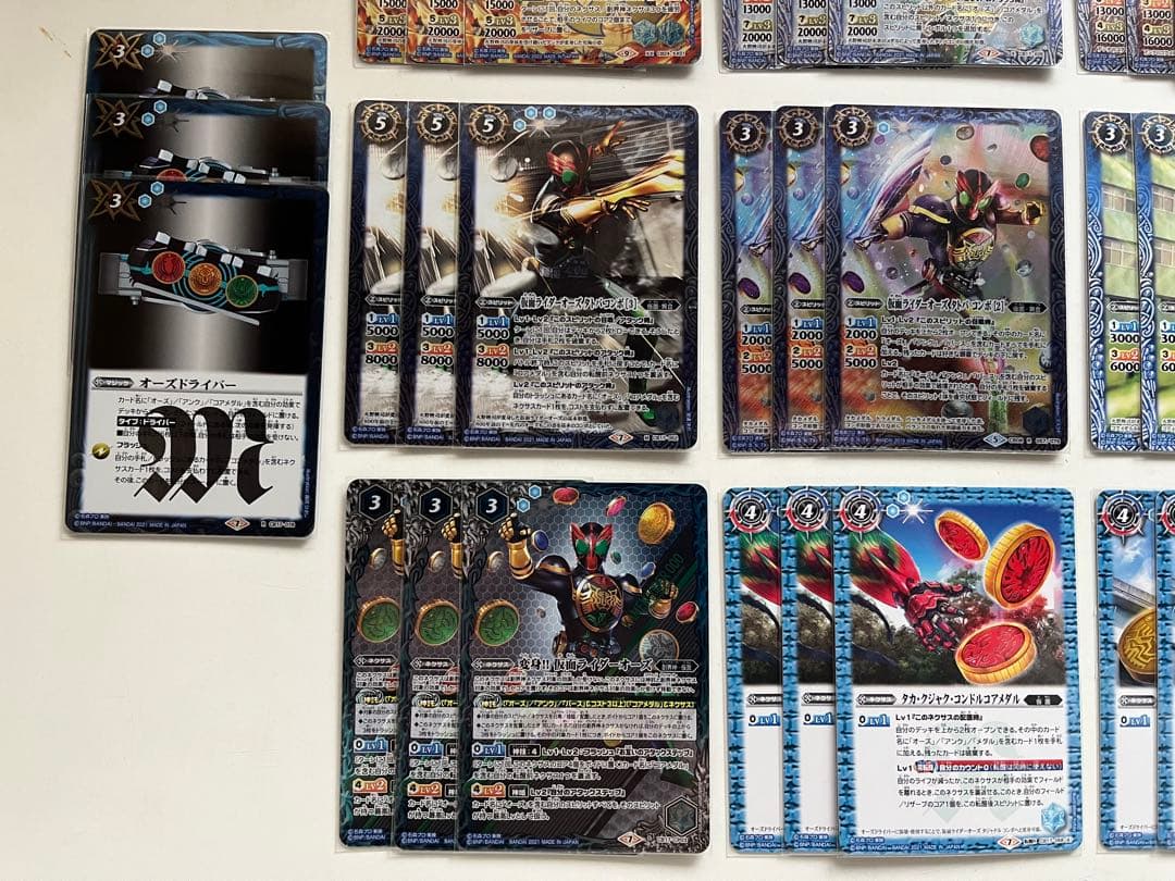 仮面ライダーオーズ　アンク　コアメダル　デッキ