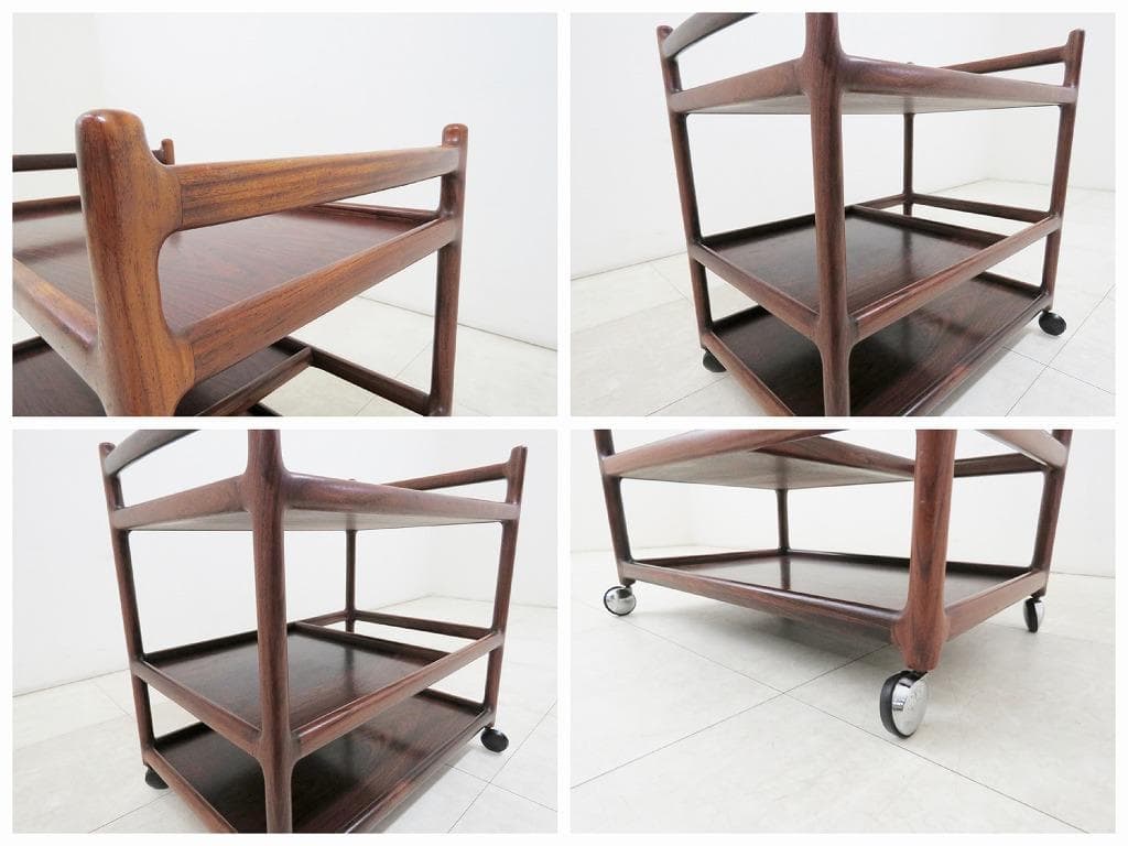 デンマーク CFCSilkeborg 60'sヴィンテージ ローズウッド ワゴン