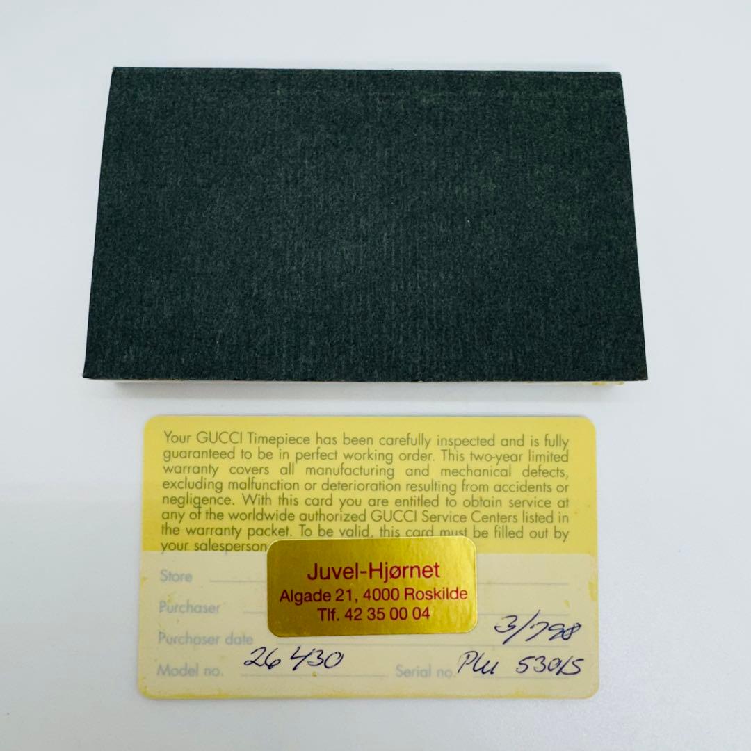 ✨GUCCI✨6400L✨黒文字盤✨ゴールド✨クオーツ✨腕時計✨箱・付属品付き✨