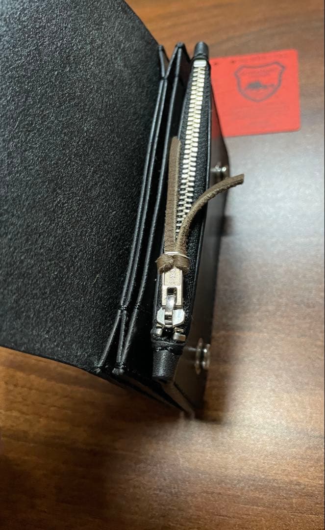 牛革本革コンパクトトラッカーウォレット