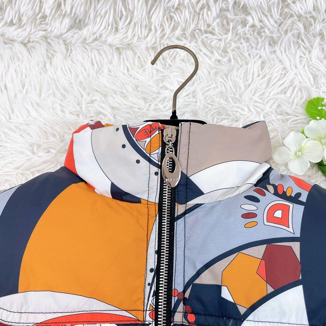 美品✨emilio pucci エミリオプッチ ダウンベスト 36 プッチ柄