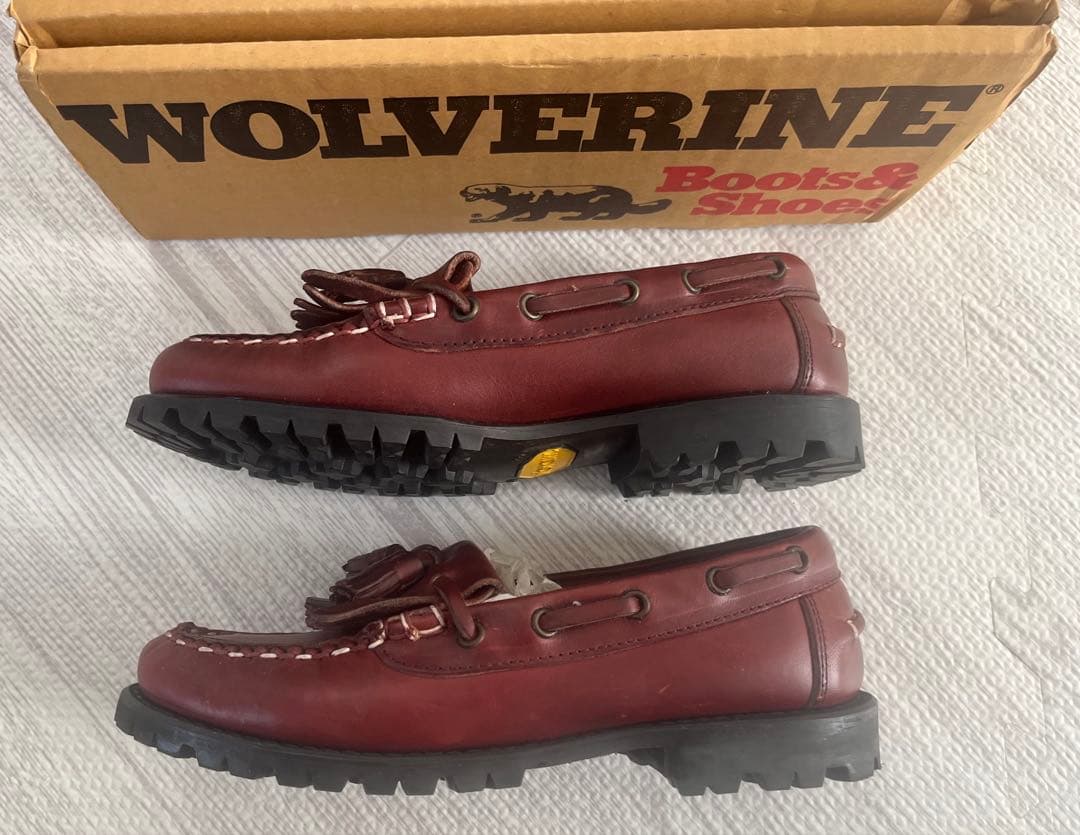 【新品未使用箱付き】WOLVERINE タッセルローファー23.5cm
