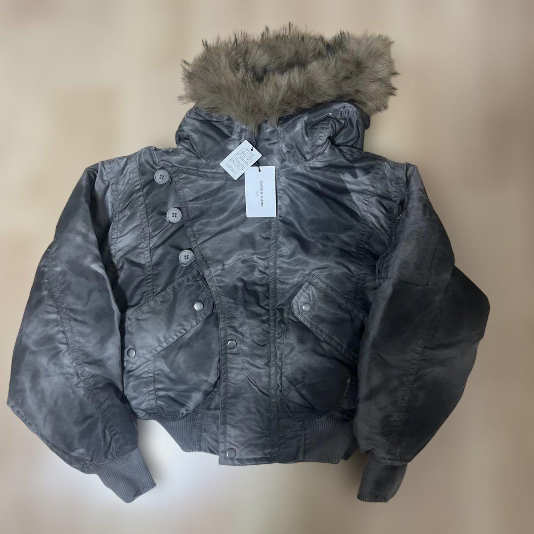 ジャケット・アウター ANDER HUNK Faded N2B Flight Jacket