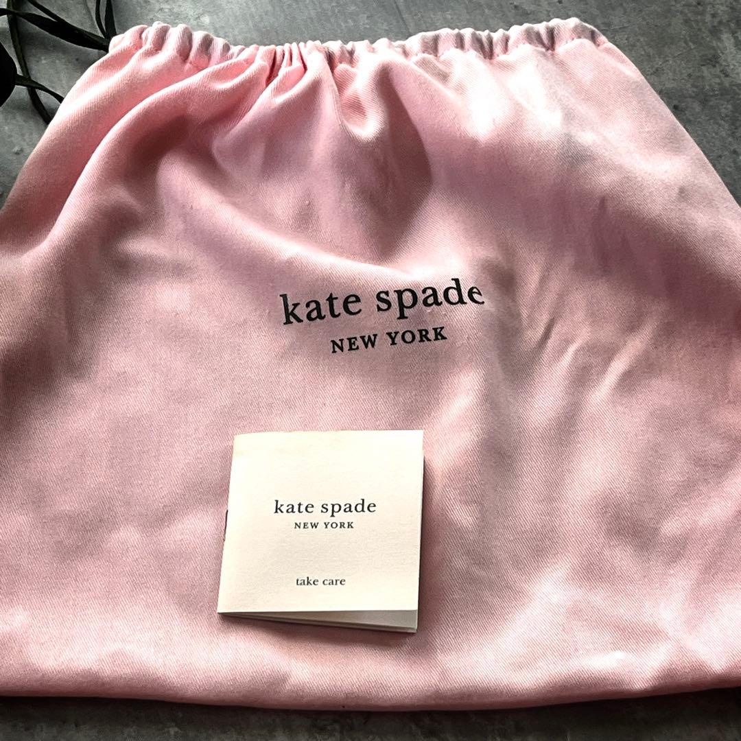 未使用 完売品　ケイトスペード カゴバック カメラ ショルダーバッグ　シルバー