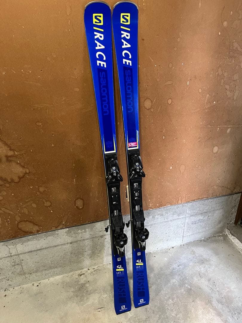 サロモンスキー板　S/RACE SL165cm X12 RUSH