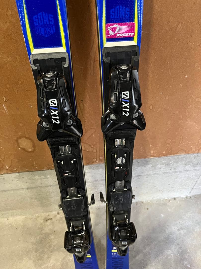 サロモンスキー板　S/RACE SL165cm X12 RUSH