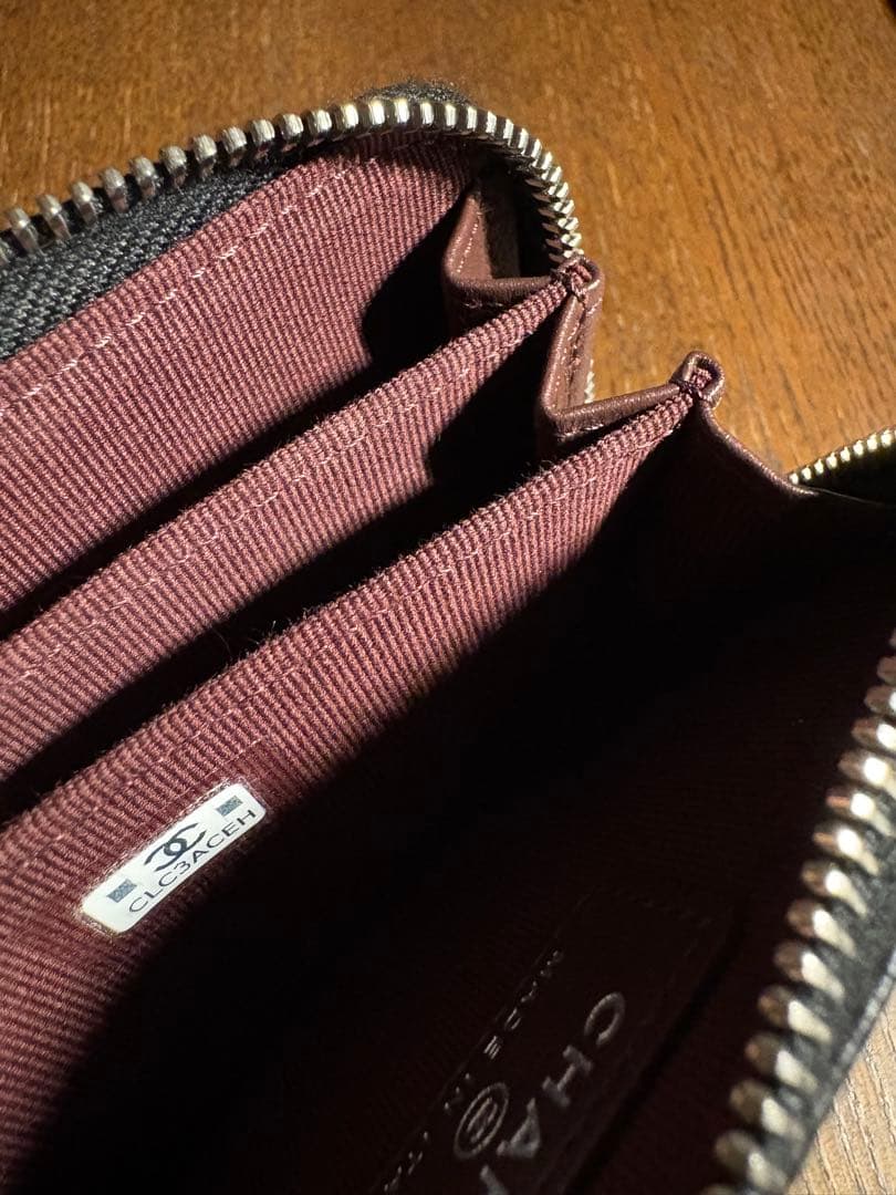 CHANEL ブラックレザー ケース　25日まで価格