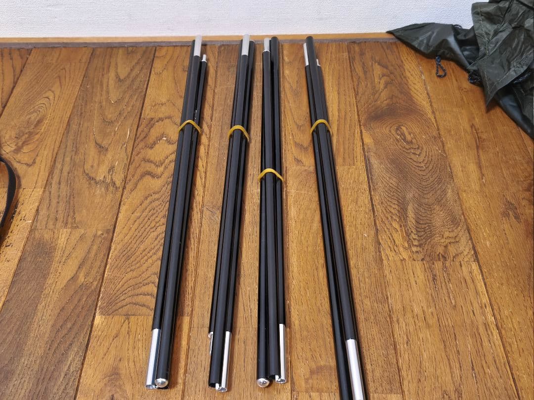 【美品】ミニマルワークス ジャックシェルターミニ サイドポールセット オリーブ