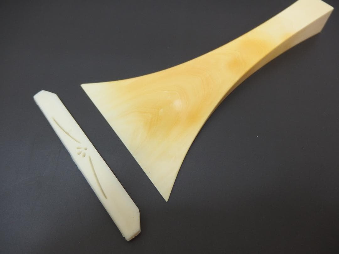 天然素材　三味線　丸バチ　長唄　状態きれい